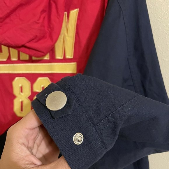*SOLD* Vintage Ivy Crew Rowing Jacket Red/Dark Blue Medium *Runs Big* “Crew 8” - Picture 7 of 9